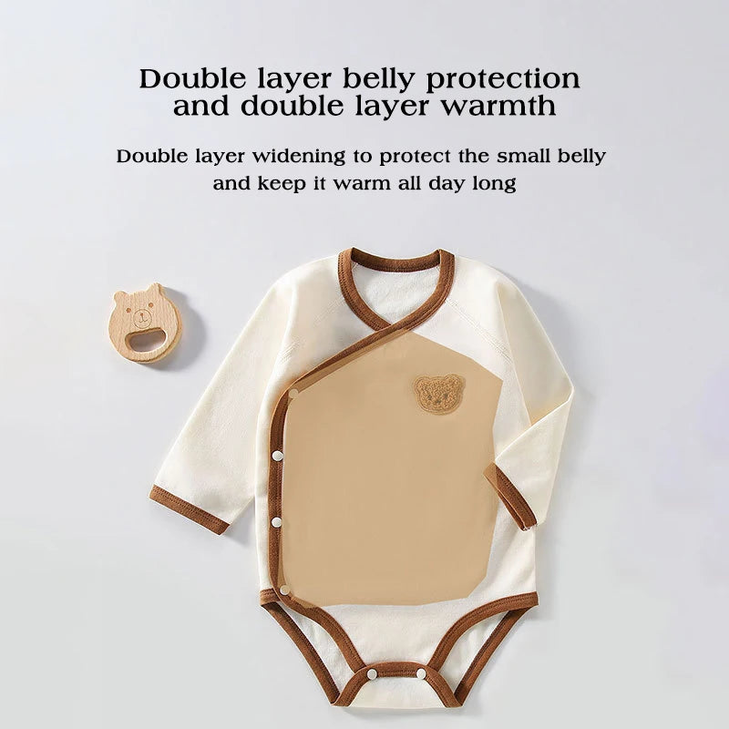 Bear Baby Romper Beanie Set