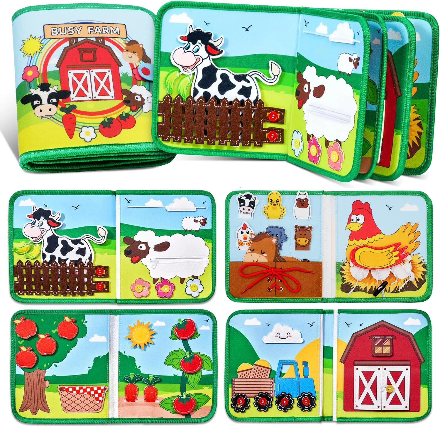 Soft Portable 3D Cloth Book