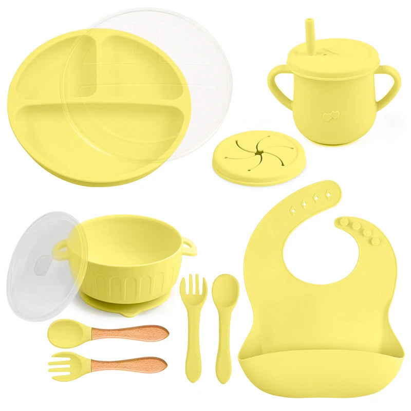 Silicone Baby Tableware Set