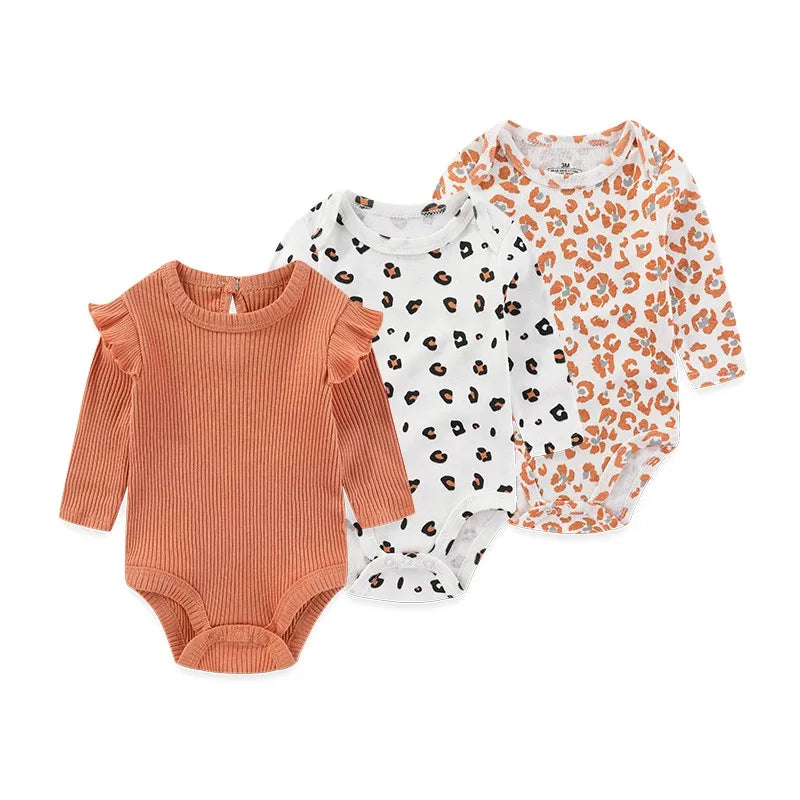Long Sleeve Cotton Onesie Set