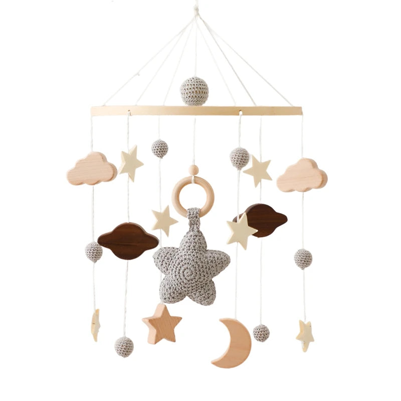 Crib Wooden Nursery Mobile