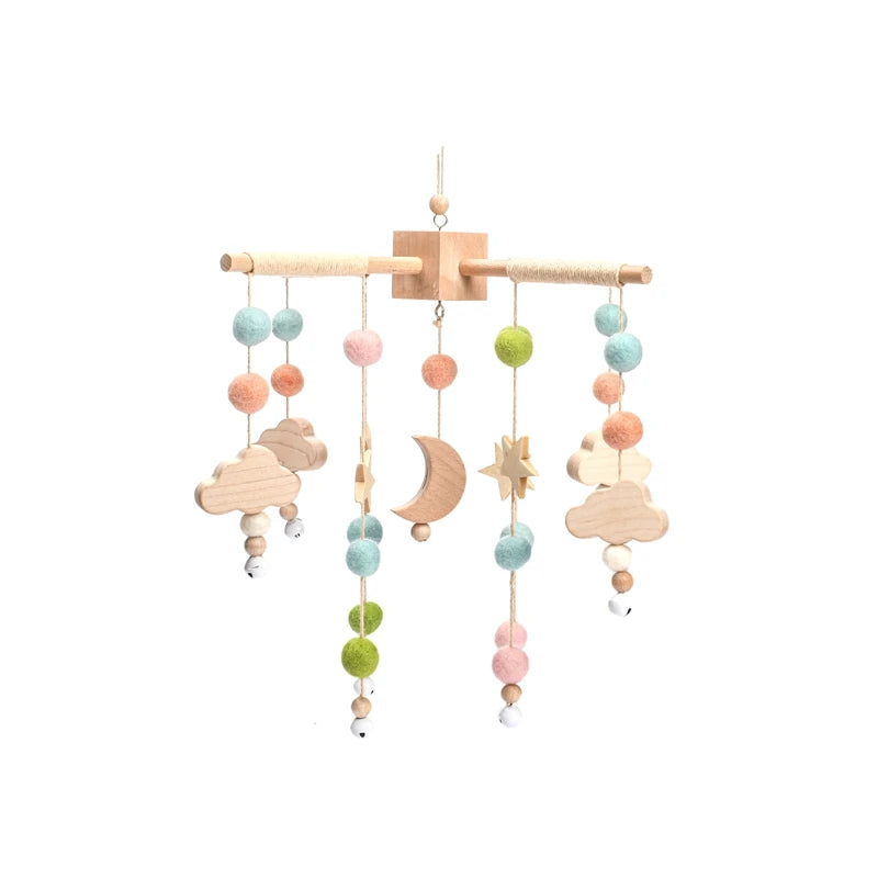 Crib Wooden Nursery Mobile