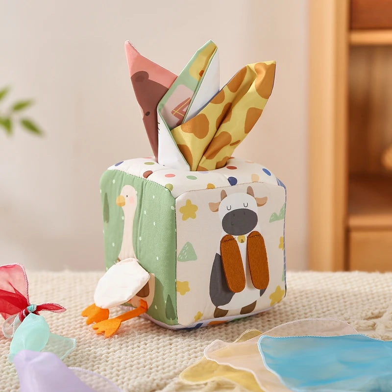 Animal Cotton Tissue Box Toy