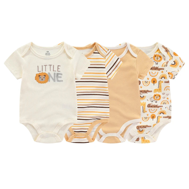 Short Sleeve Baby Romper Set