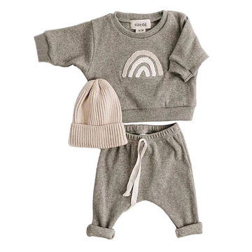 Rainbow Sun Clothing Set Bright Baby Outfit | Blooming Babies