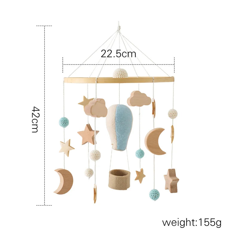 Crib Wooden Nursery Mobile