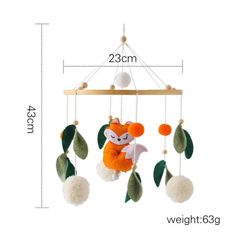 Crib Wooden Nursery Mobile