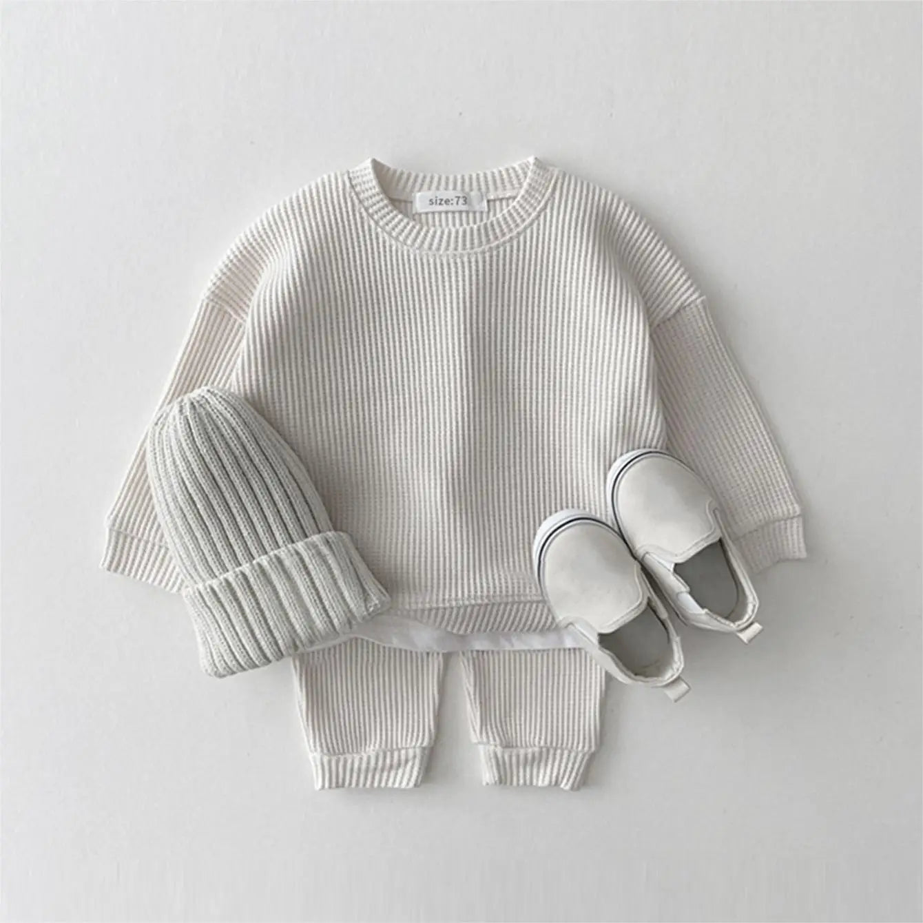 Waffle Cotton Baby Clothing Set