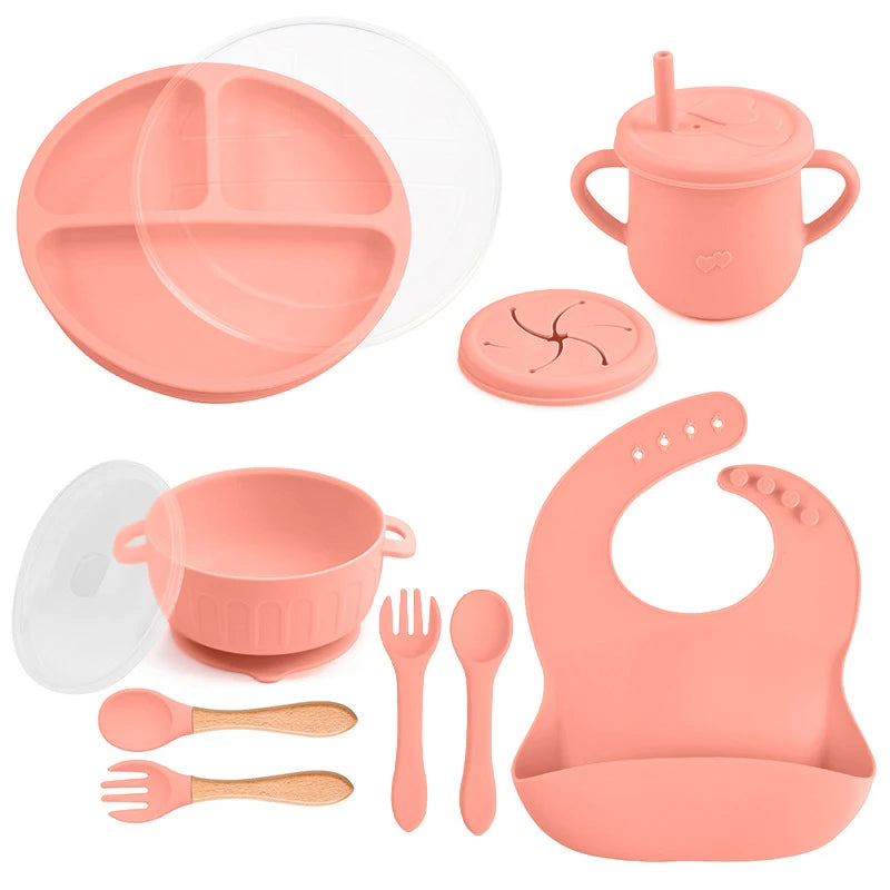 Silicone Baby Tableware Set