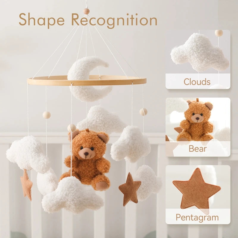 Hanging Wooden Crib Mobile