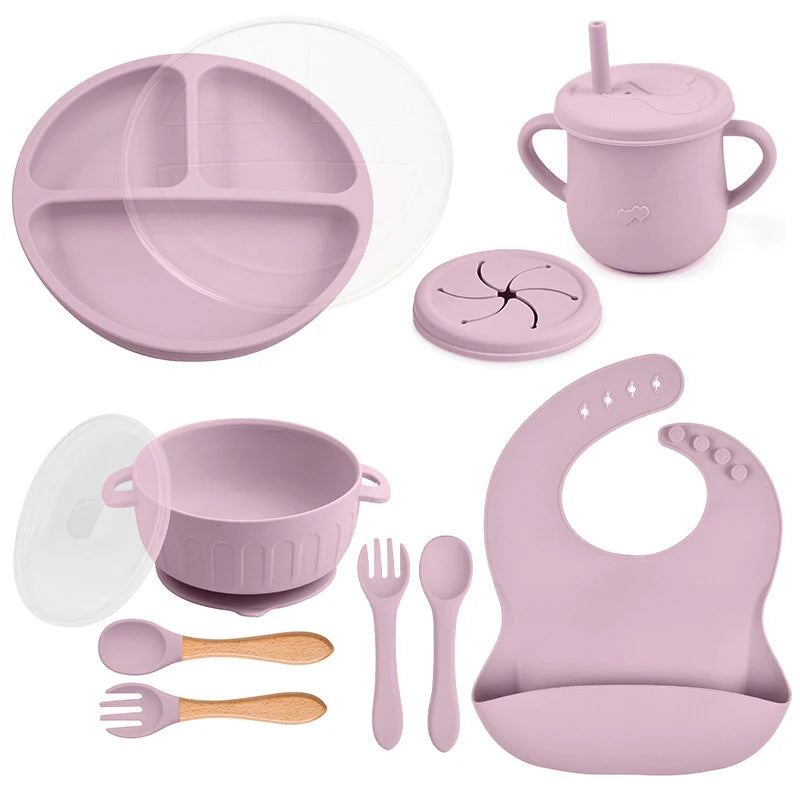 Silicone Baby Tableware Set