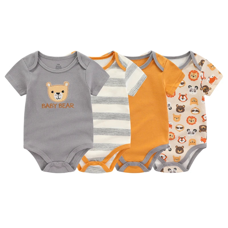 Short Sleeve Baby Romper Set