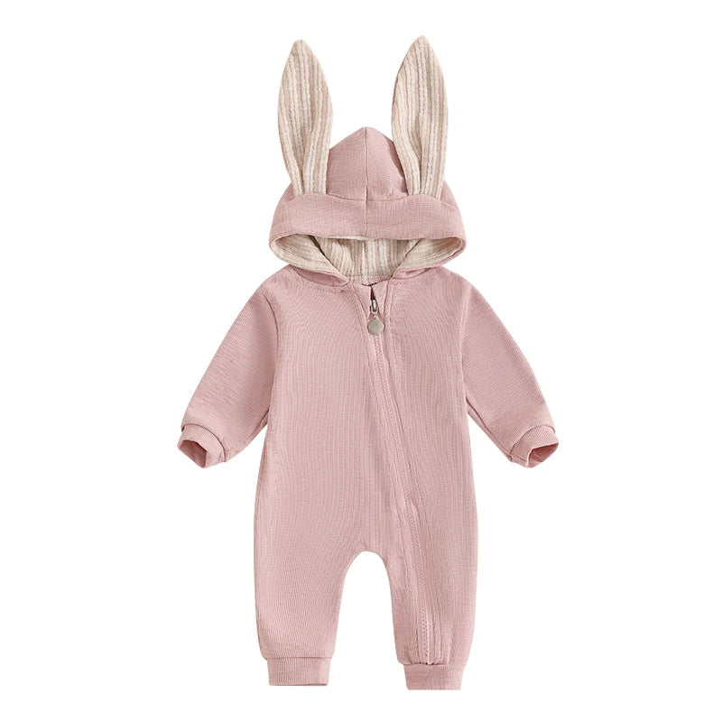 Rabbit Long Sleeve Jumpsuit Cozy Baby Wear | Blooming Babies