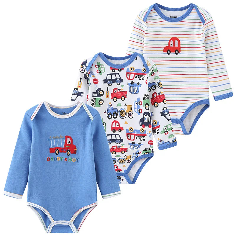 Long Sleeve Cotton Onesie Set