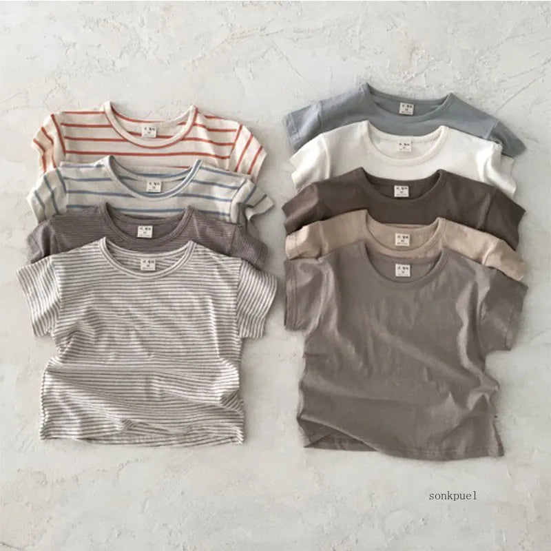 Summer Kids Cotton Shirt Breathable Wear | Blooming Babies