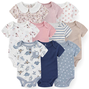 Short Sleeve Baby Romper Set