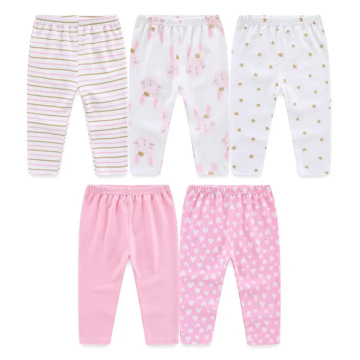 Printed Cotton Pants Set Baby Flannel Wear | Blooming Babies