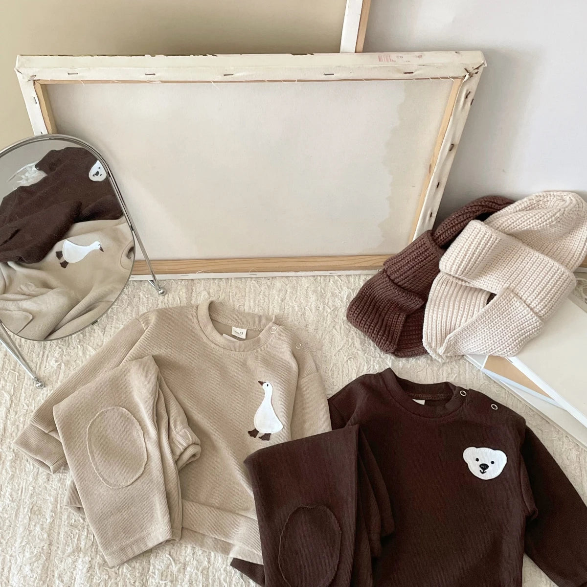 Goose Bear Baby Clothing Set