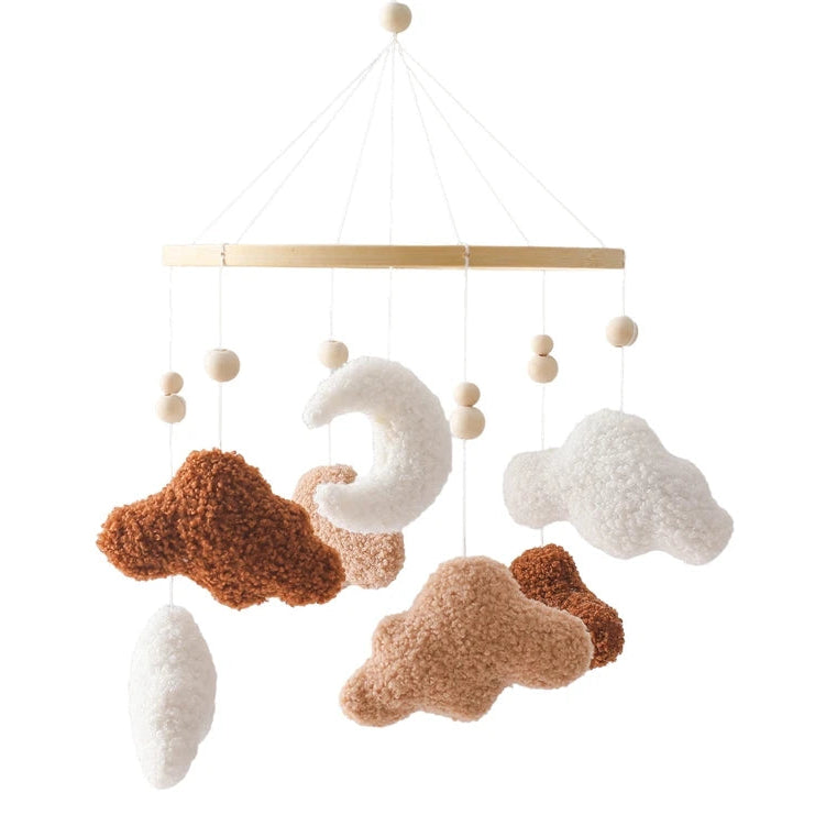 Hanging Wooden Crib Mobile Nursery Decor | Blooming Babies
