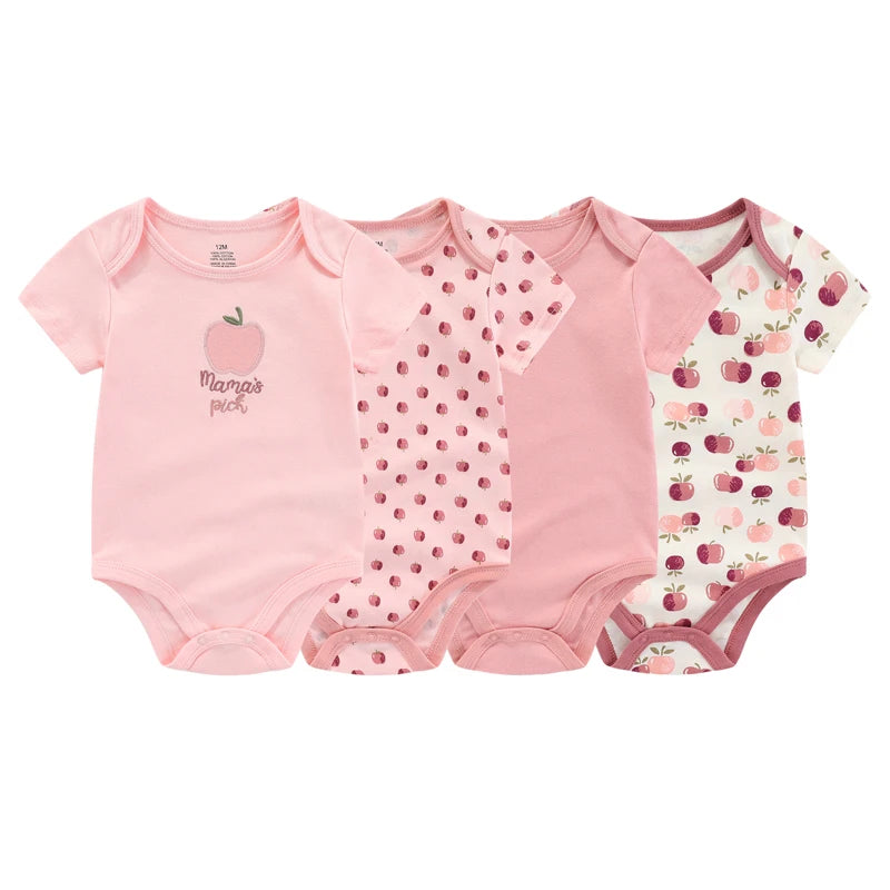 Short Sleeve Baby Romper Set