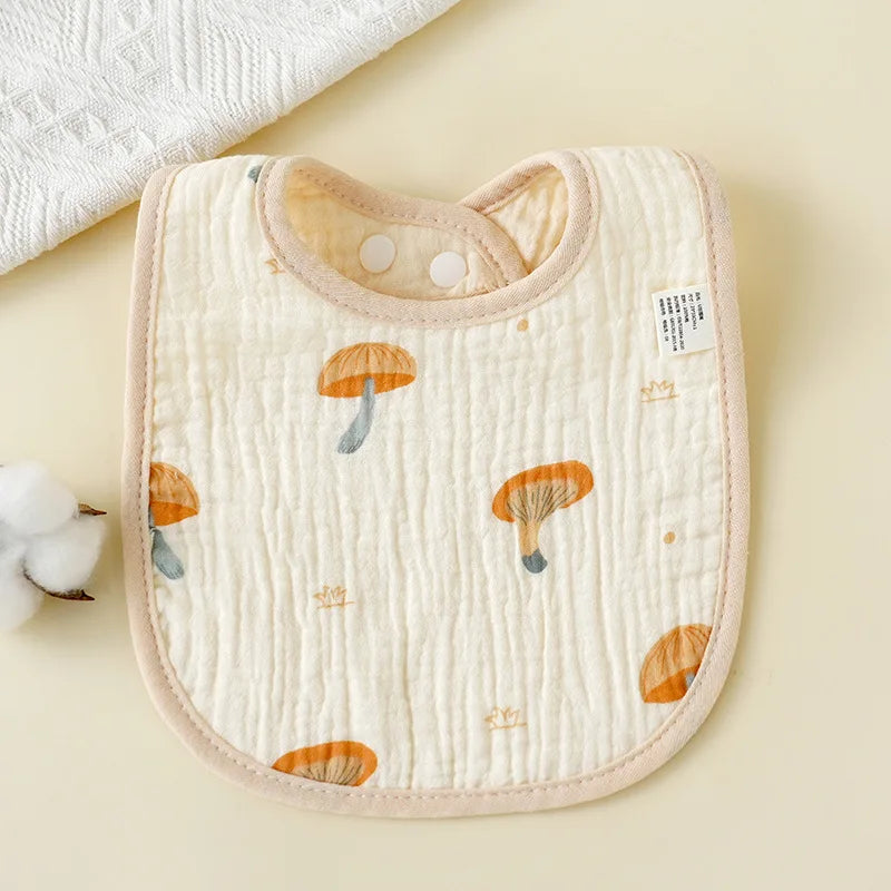U-Shaped Cotton Saliva Bib Soft Baby Bib | Blooming Babies