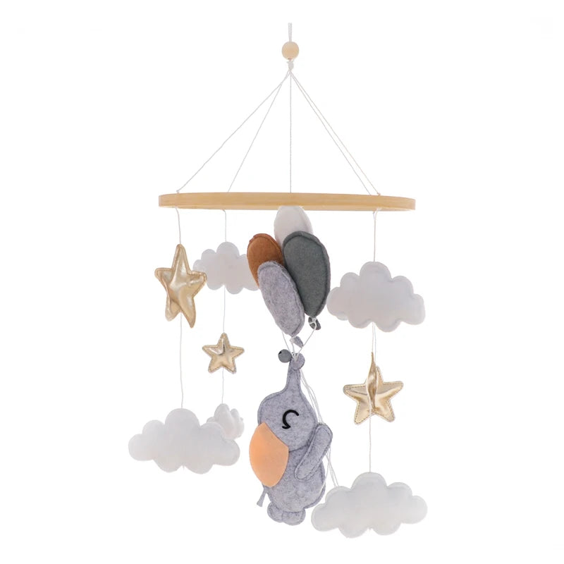 Crib Wooden Nursery Mobile