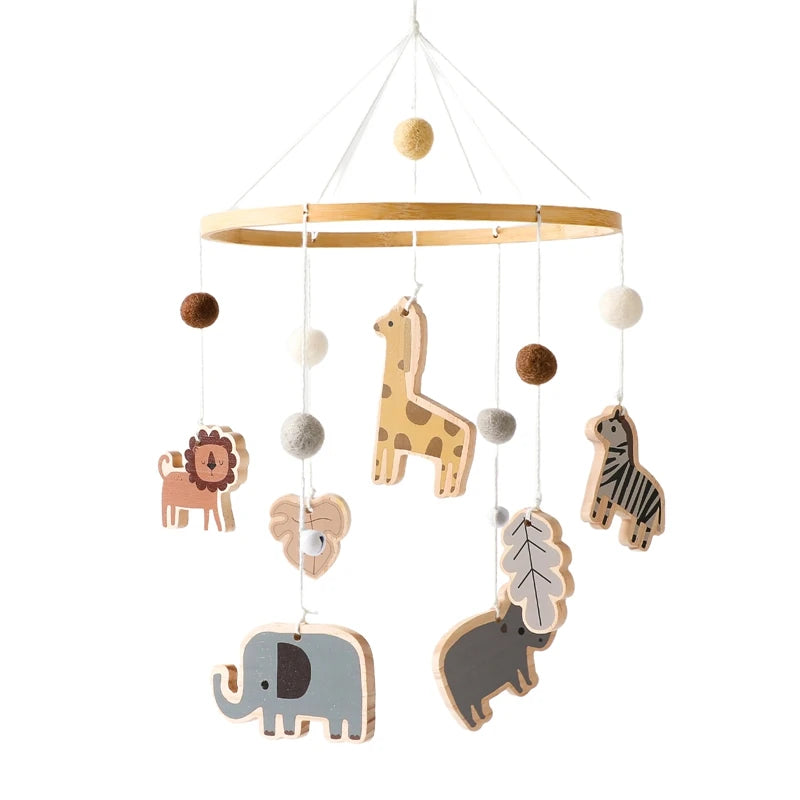 Crib Wooden Nursery Mobile