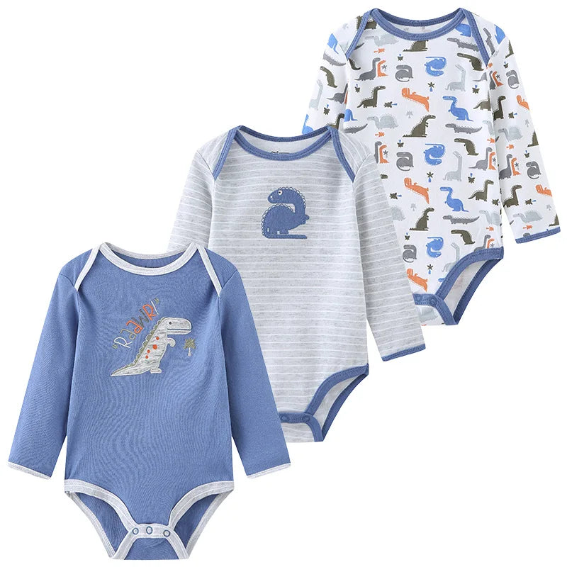Long Sleeve Cotton Onesie Set