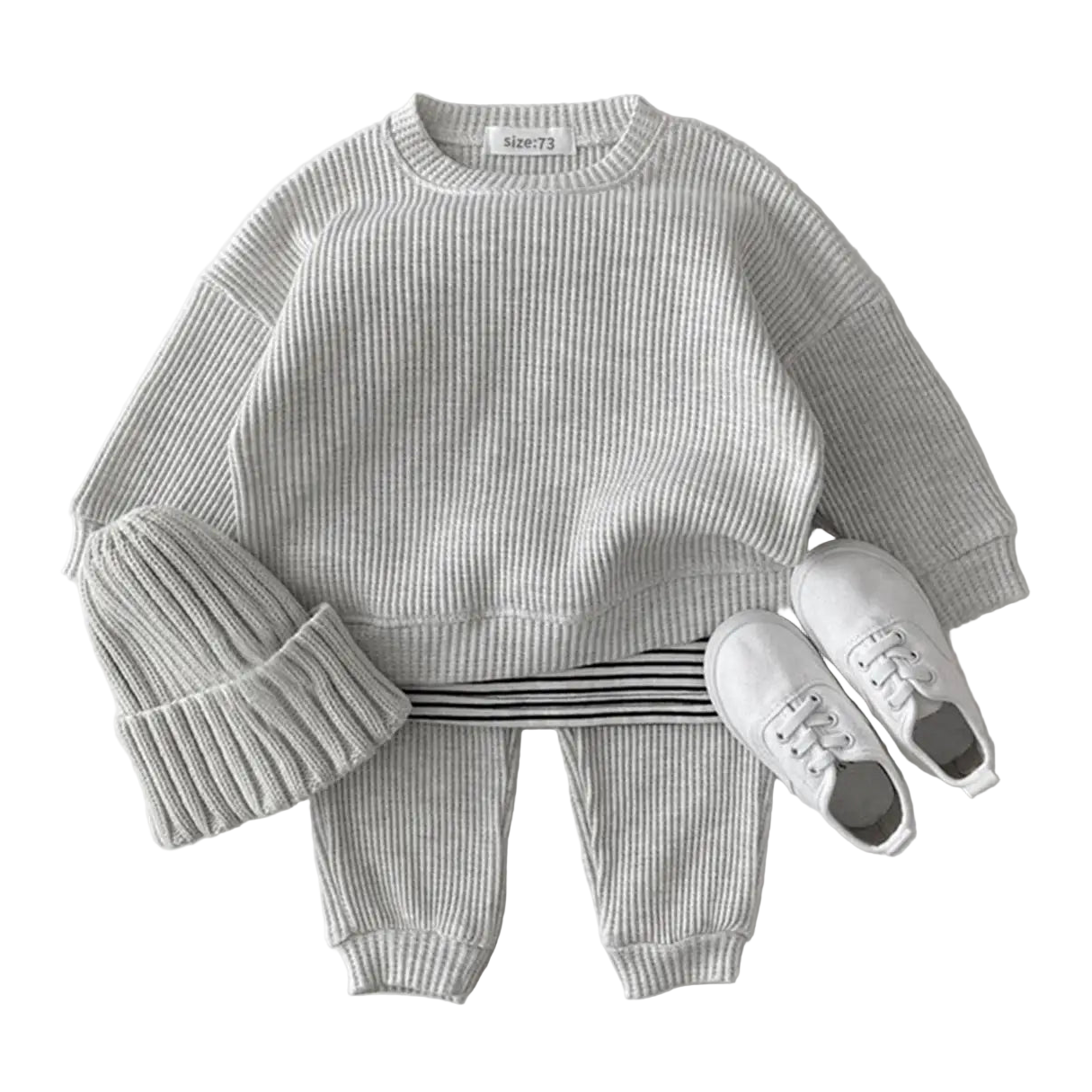 Waffle Cotton Baby Clothing Set Cozy Outfit | Blooming Babies