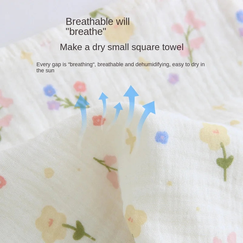 Four-Layer Muslin Square Towel for Babies | Blooming Babies