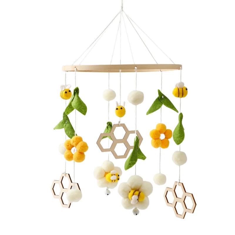 Crib Wooden Nursery Mobile