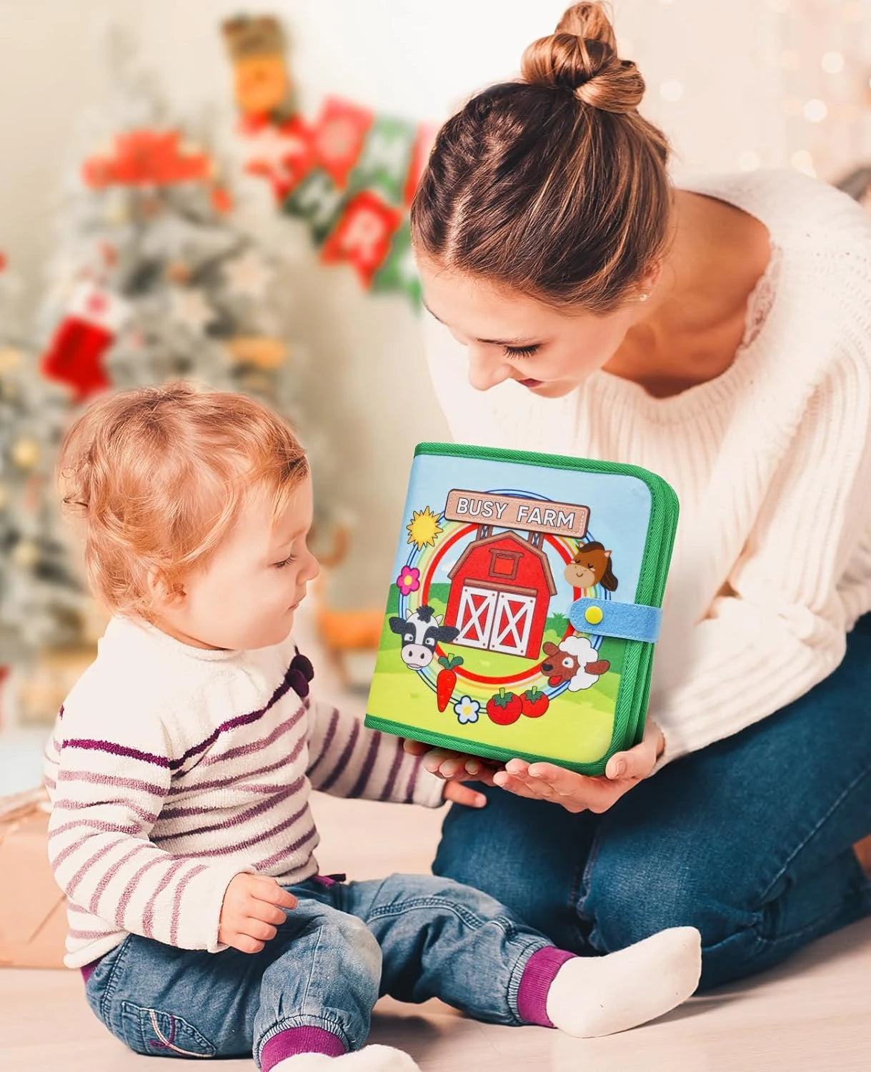 Soft Portable 3D Cloth Book Montessori Toy | Blooming Babies