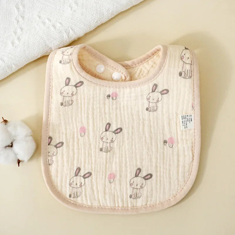 U-Shaped Cotton Saliva Bib