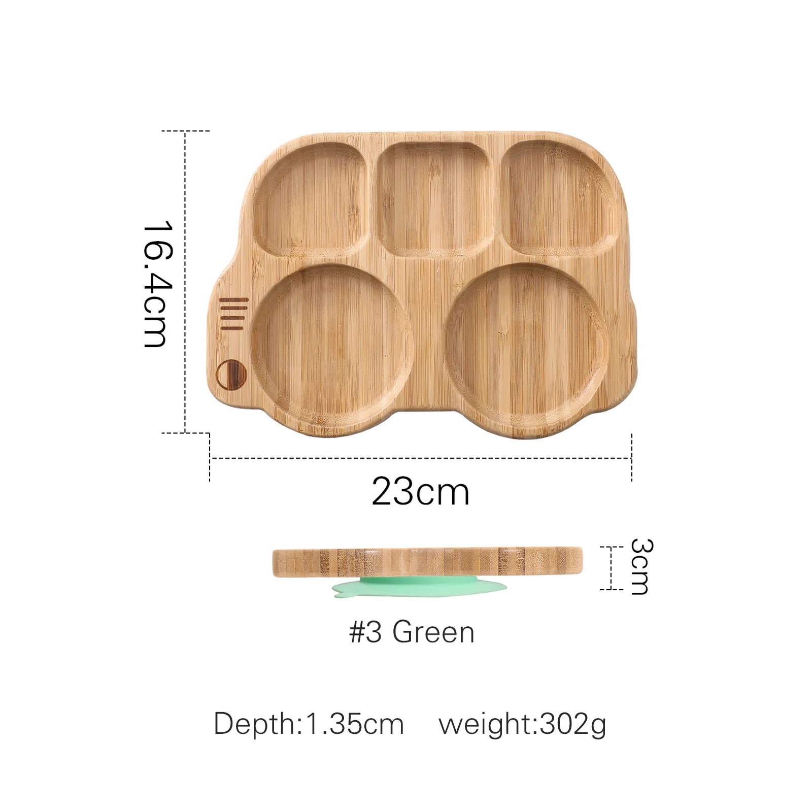Wooden Car Tableware Set for Toddlers | Blooming Babies