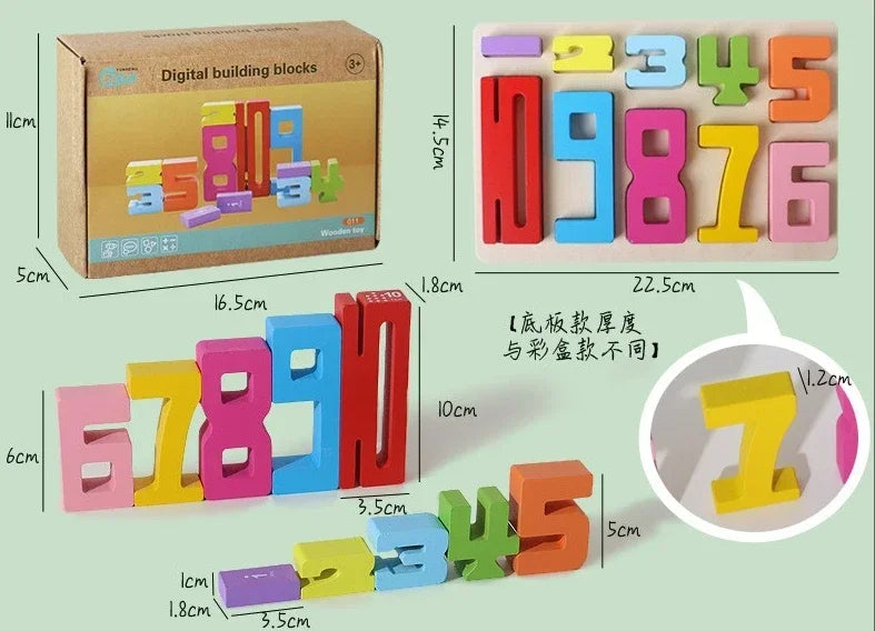 Number Balance Stacking Blocks