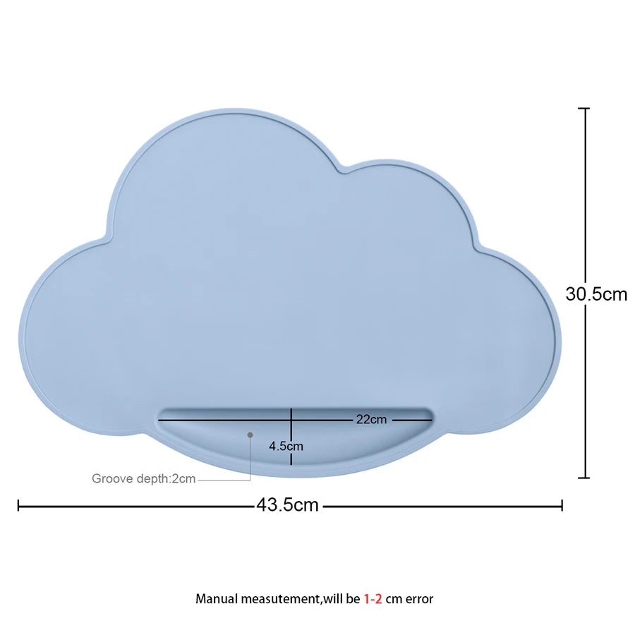 Cloud-Shape Silicone Placemat
