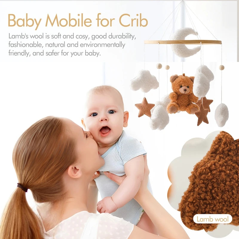 Hanging Wooden Crib Mobile