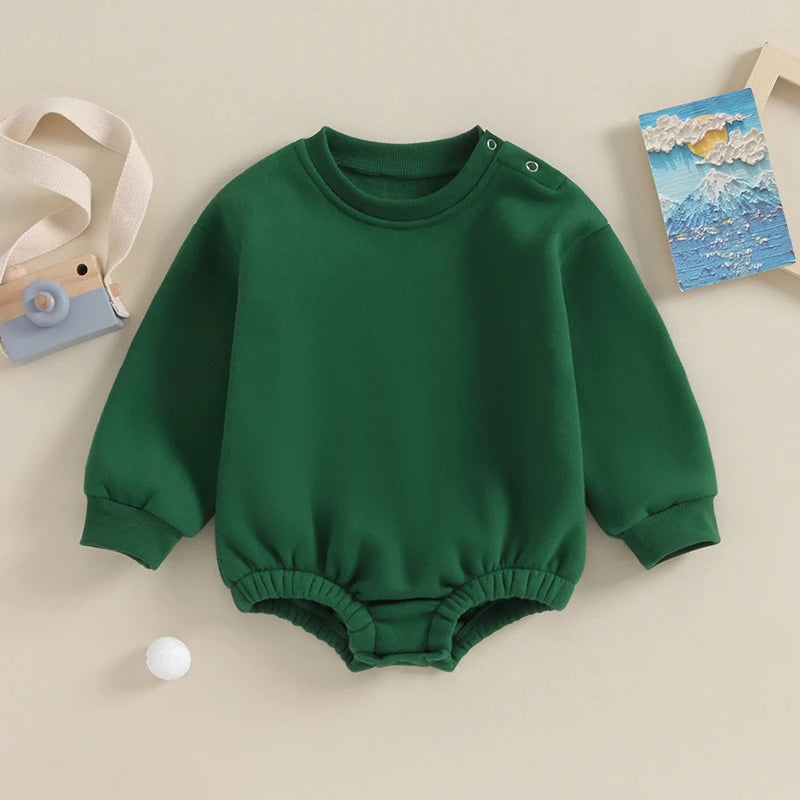 Cotton Long Sleeve Romper Cozy Baby Wear | Blooming Babies