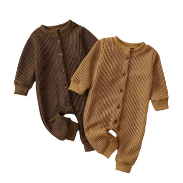 Long Sleeve Cotton Romper Soft Baby Wear | Blooming Babies