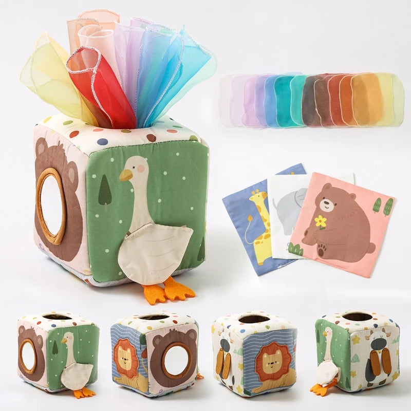 Animal Cotton Tissue Box Toy