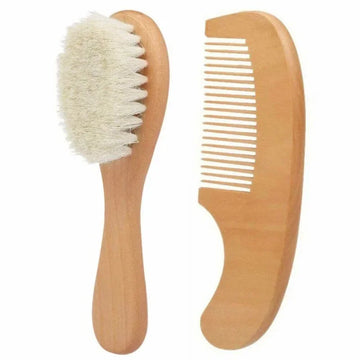 Wool Wooden Brush Comb
