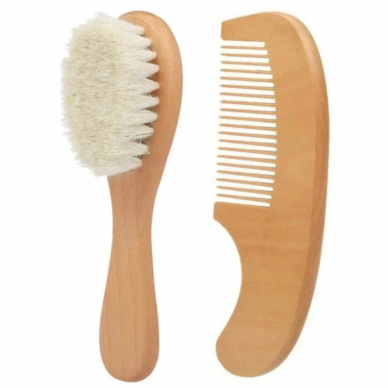 Wool Wooden Brush Comb