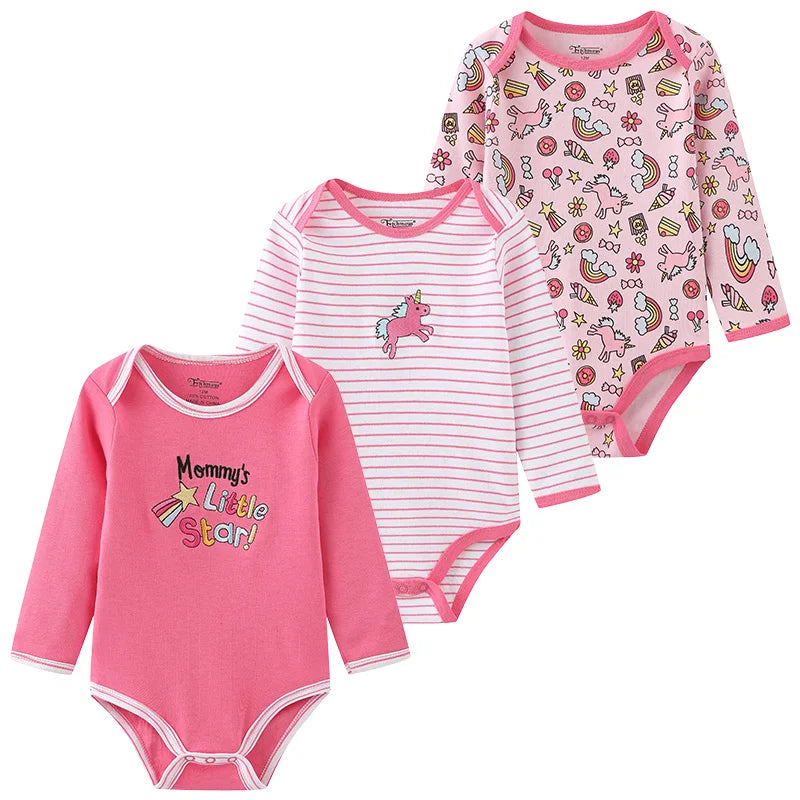 Long Sleeve Cotton Onesie Set